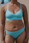 BASERANGE SOFT soft series collection bamboo fiber bamboo cotton bra underwear without rims France BAS-BRSO-BL-SP25-LSS turquoise